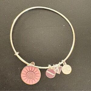 Alex and Ani Spiral Sun Charm Bangle – Charity by Design Breast Cancer Awareness